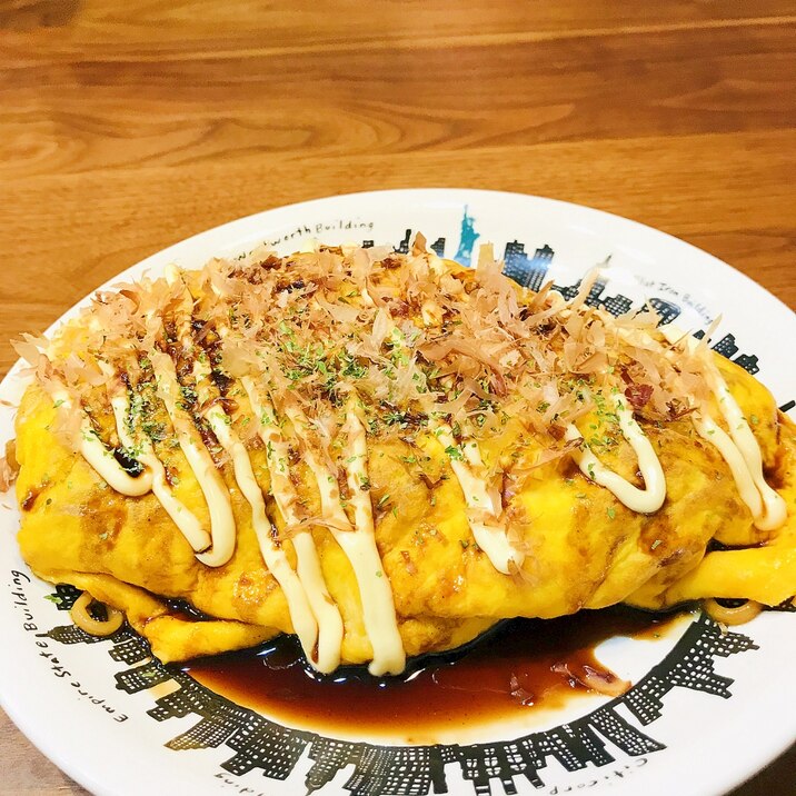 鰹節踊る 屋台風我が家のオムそば レシピ 作り方 By ぼくバナナ 楽天レシピ